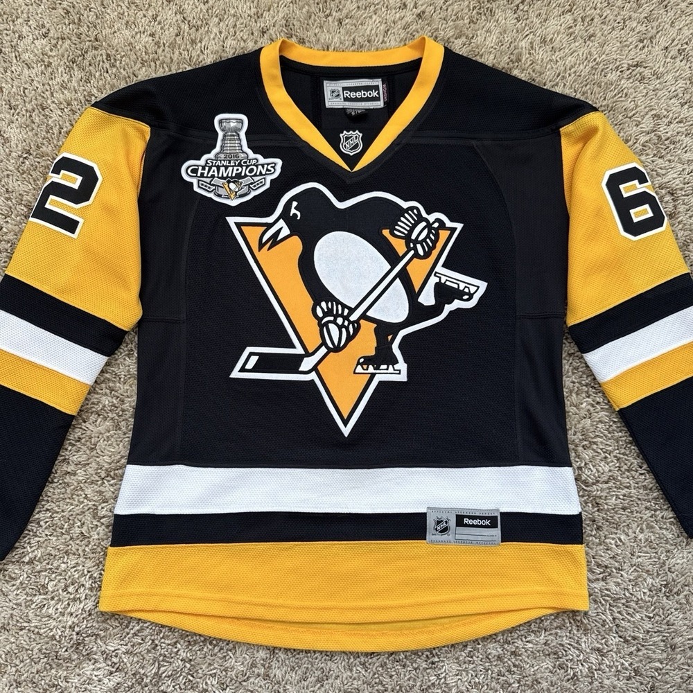 Pittsburgh Penguins Carl Hagelin #62 Reebok Jersey Womens Small 2016 Stanley Cup
